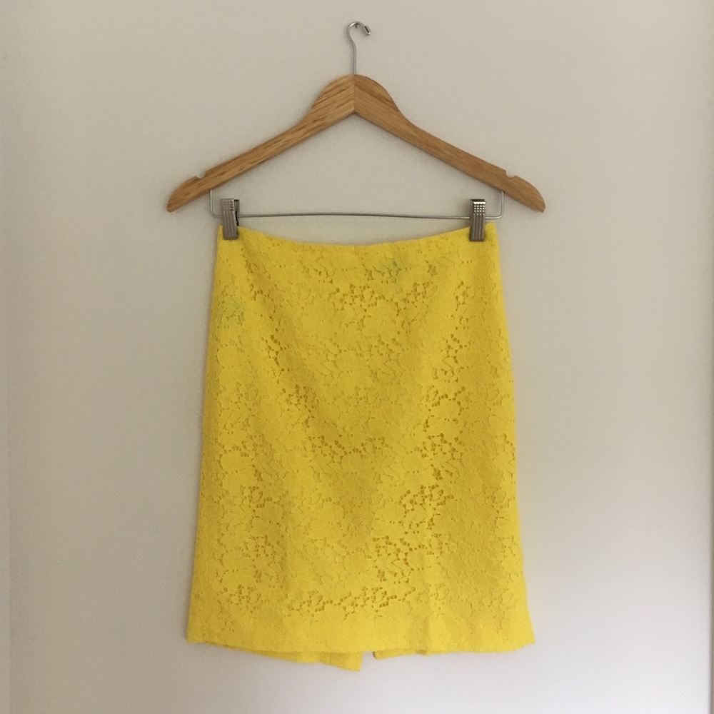 Ann Taylor lace pencil skirt